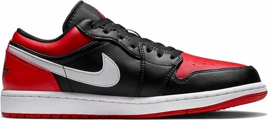 Air Jordan 1 Low 553558 066 Gym Red White Maat US9 EU42.5 bol