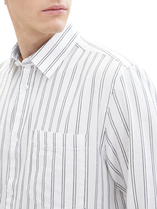 Tom Tailor Gestreept Lange mouw Shirt - 1040135