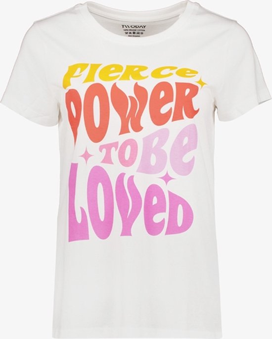 T-shirt femme TwoDay avec texte imprimé blanc - Taille XXL