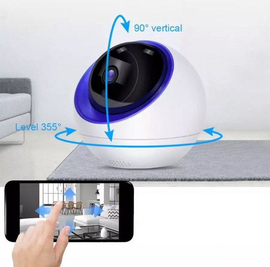 Fdh Camera Xd Xtreme - FDH indoor beveiligingscamera - blauw met wit - spaceball ...