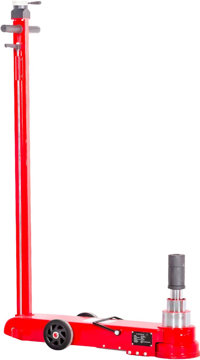 Hydropneumatische rolkrik met capaciteit 40T 3-traps MW Tools HPK102040L