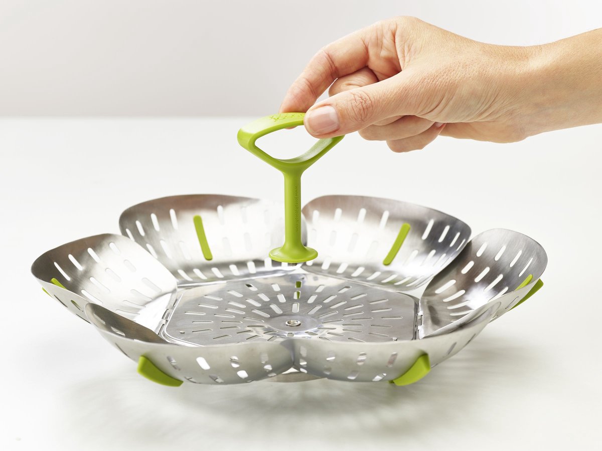 Bloom Steel Stomer Opvouwbaar - RVS - 16 cm - Joseph Joseph — cadeau in Kookcadeaus - foto 7