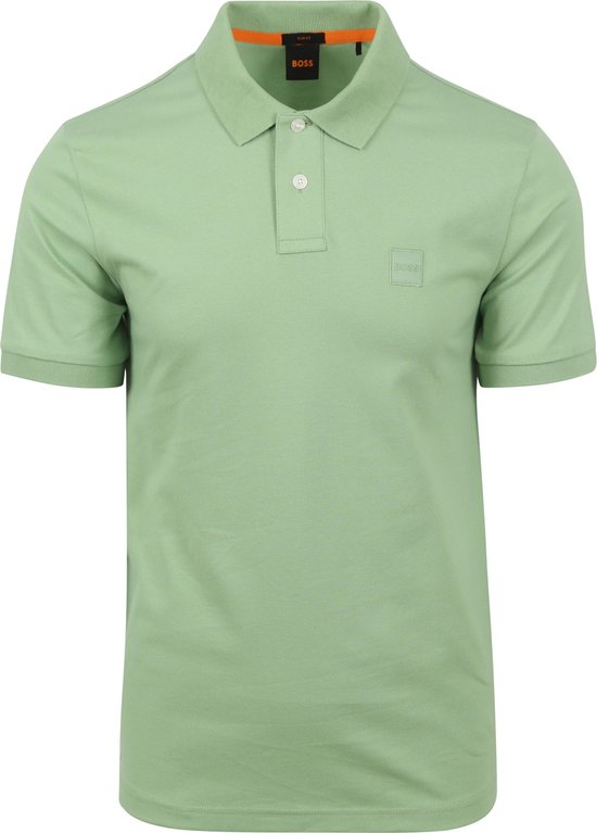 BOSS - Polo passager vert - Slim Fit - Polo homme taille XXL