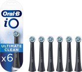 Bol.com Oral-B iO Ultimate Clean Zwarte Opzetborstels - 6 stuks aanbieding