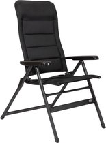 Redwood Sequoia Comfort Stoel XL - Camping standenstoel opvouwbaar - Zwart