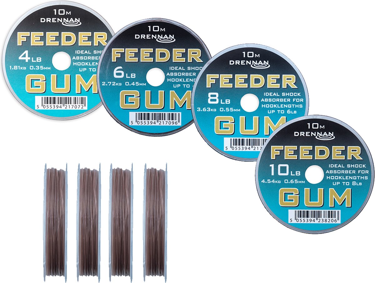 Drennan Feeder Gum (10m) - Maat : 6lb - 0.45mm