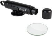 Saaf Mini Veiligheidshamer - Gordelsnijder - Inclusief Testglas - Zelfklevende Houder - Noodhamer - Zwart