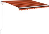 vidaXL-Luifel-automatisch-uittrekbaar-300x250-cm-oranje-en-bruin