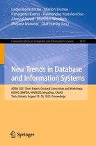 Communications in Computer and Information Science 1450 - New Trends in Database and Information Systems