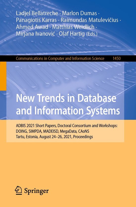 Springer Nature Proceedings Computer Science - New Trends in ... - cover