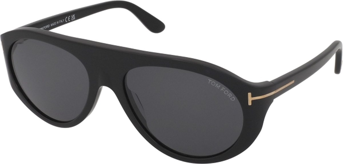 Tom Ford Rex-02 FT1001 01A Glasdiameter: 57