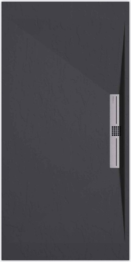 Receveur de douche Sanifun Stone Side Anthracite Ardoise 1100 x 800 S