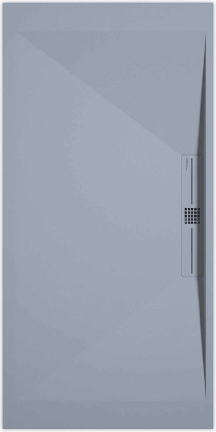 Receveur de douche Sanifun Stone Side Gris Lisse 1300 x 800 P