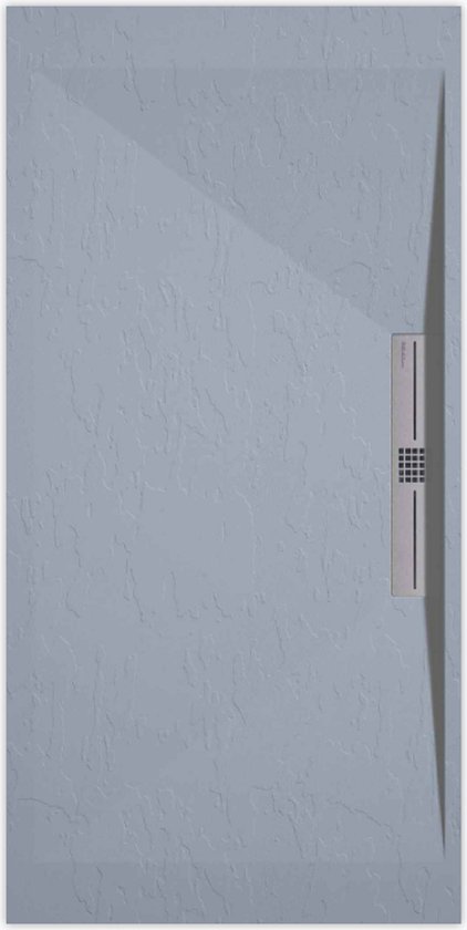 Receveur de douche Sanifun Stone Side Gris Ardoise 1400 x 800 S