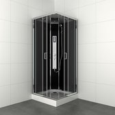 Cabine de douche complète Sanifun Allibert Gipsy L 900 x 900 sans kit