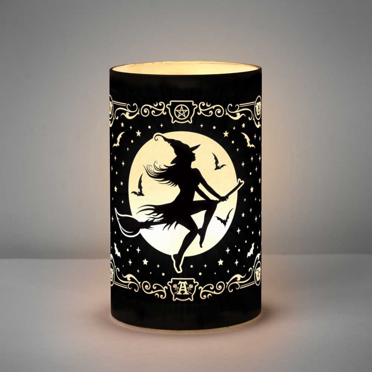 Alchemy - Witch by Moonlight Lantern Tafellamp - Zwart