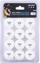 Tafeltennis Ballen 1 Ster – 12 Stuks Wit – Ø40 mm – Pingpong – Longfield