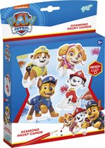 PAW Patrol speelgoed - Totum kaarten pup figuren versieren met strass steentjes - junior diamond painting Chase Marshall Skye