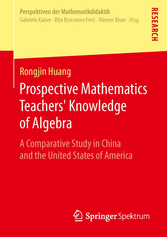 Prospective Mathematics Teachers Knowledge of Algebra - cover