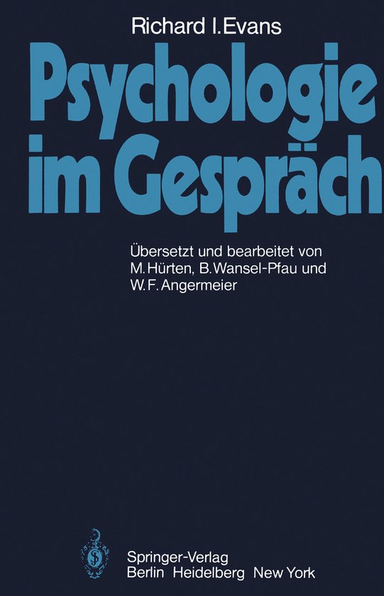 Psychologie Im Gesprach - cover