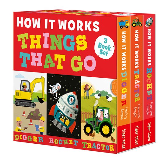 How It Works- How it Works: Things That Go 3-Book Boxed Set - cover