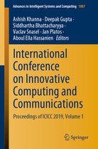 Advances in Intelligent Systems and Computing- International Conference on Innovative Computing and Communications