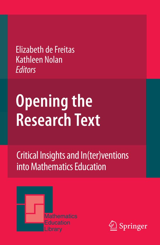 Opening the Research Text - cover
