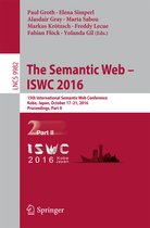 The Semantic Web -- ISWC 2016