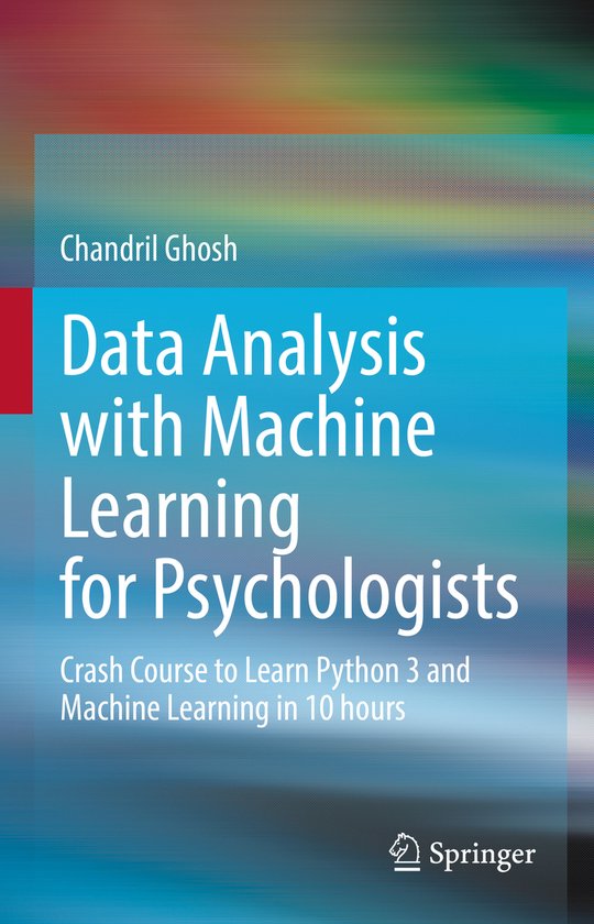Data Analysis with Machine Learning for Psychologists - cover