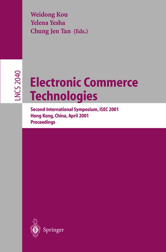 Topics in Electronic Commerce - cover