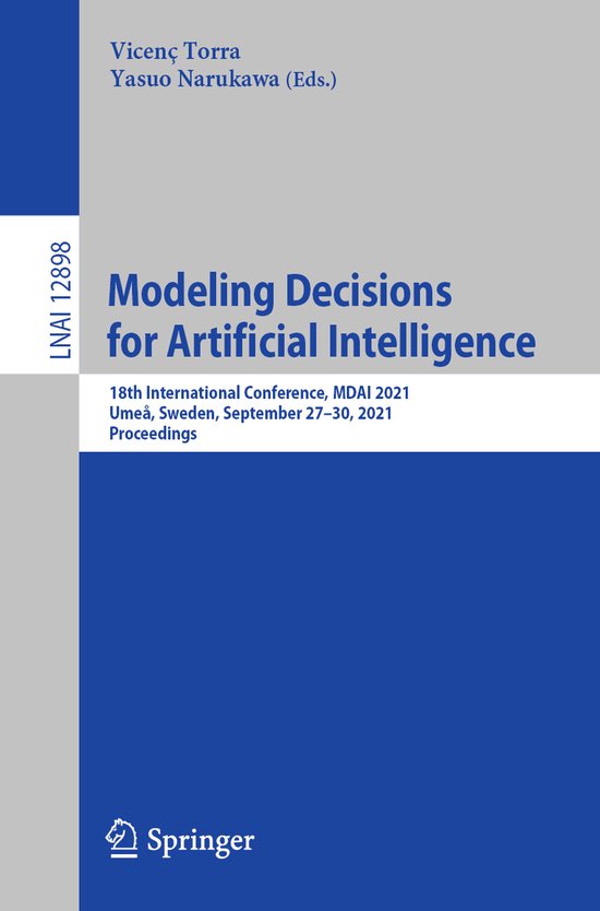 Lecture Notes in Computer Science12898- Modeling Decisions f ... - cover