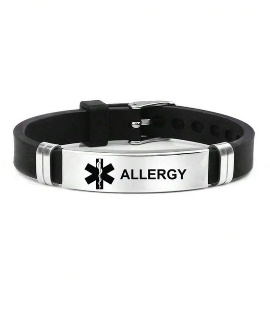 Armband met tekst Allergie