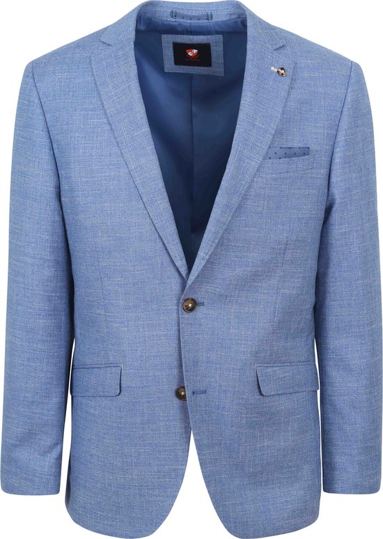 Convient - Colbert Grou Blauw - Homme - Taille 48 - Coupe moderne