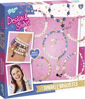 Totum trendy sparkle & shine armbandjes maken muziek thema Design & Shine sieradenpakket sparkle bracelets