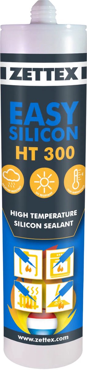 Easy Silicon HT 300 - Zwart - 300 ml