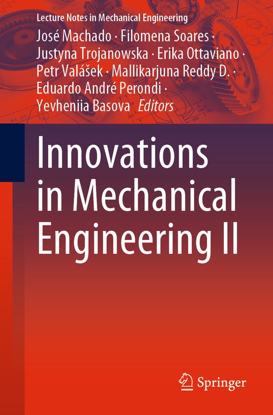 Lecture Notes in Mechanical Engineering- Innovations in Mech ... - cover