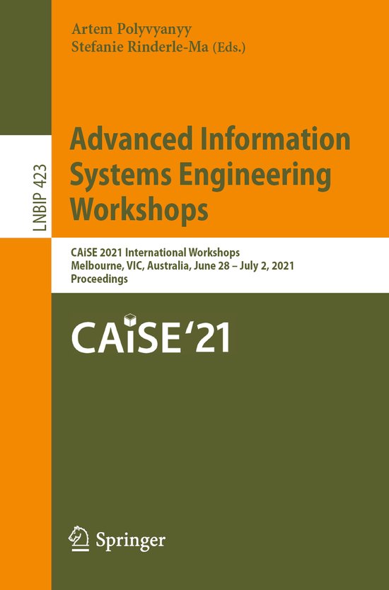 Lecture Notes in Business Information Processing423- Advance ... - cover