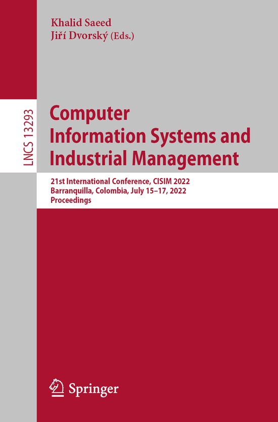 Lecture Notes in Computer Science13293- Computer Information ... - cover