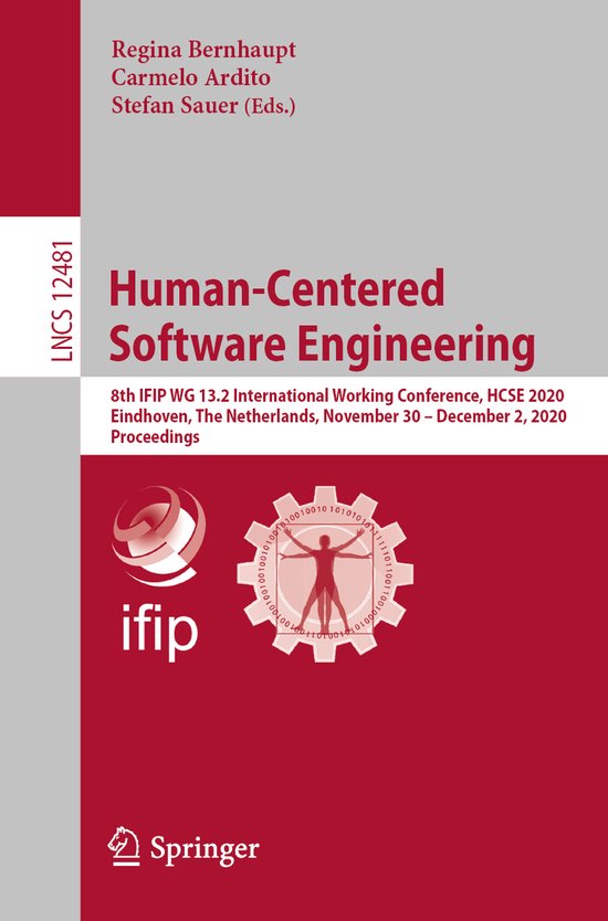 Human Centered Software Engineering - cover