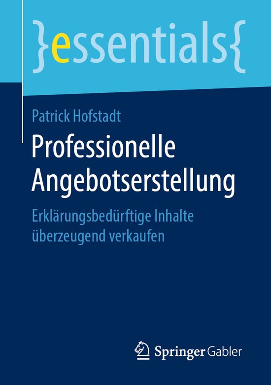Professionelle Angebotserstellung - cover
