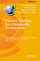IFIP Advances in Information and Communication Technology- Creative Solutions for a Sustainable Development