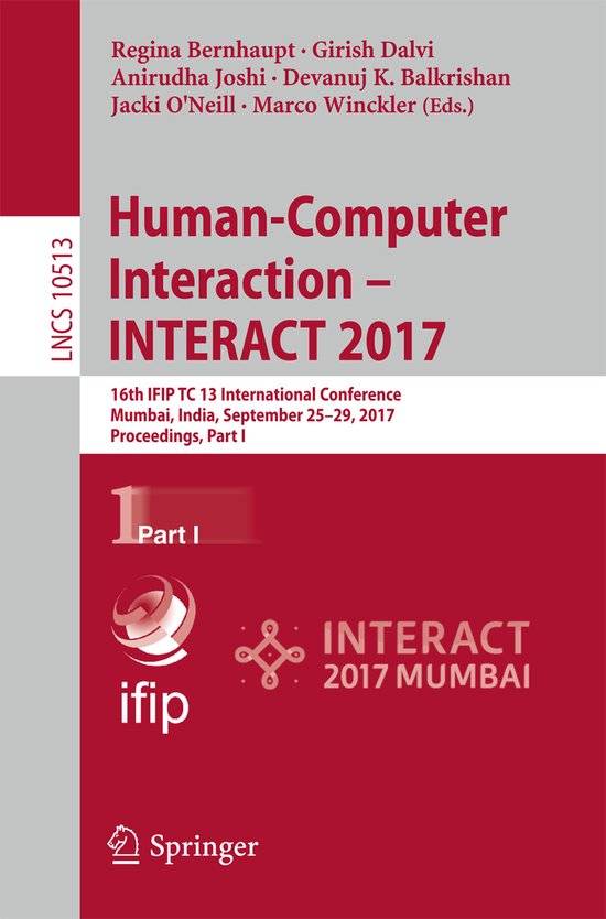 Lecture Notes in Computer Science10513- Human-Computer Inter ... - cover