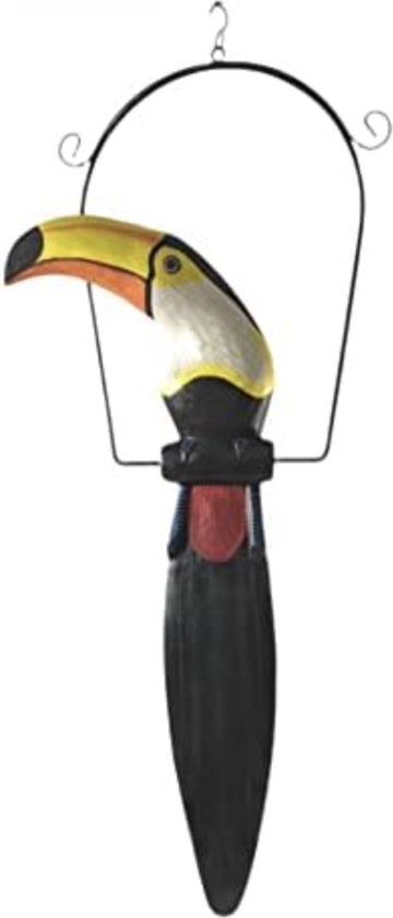 Surfplank 100cm Tiki bar met Flamingo motief decoratie om loungestijl