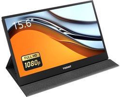 Computerscherm - Portable monitoren - 15.6 Inch - Draagbare monitor voor laptop - Full HD - Draagbaar Scherm