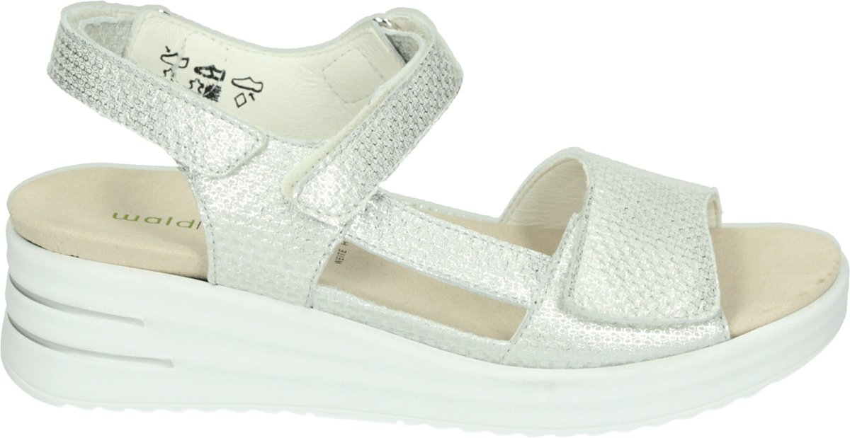 Waldlaufer 795008 H-Dina Sandalen met hakDames Sandalen Metalic