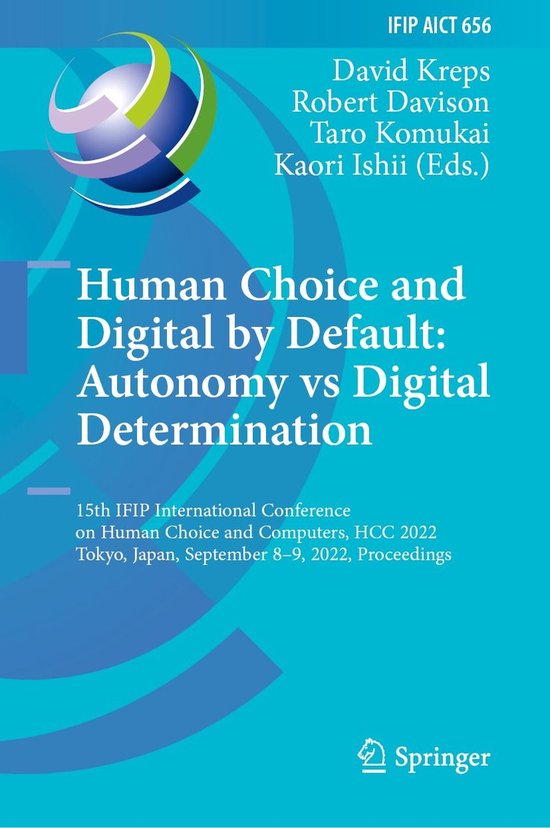 Springer Nature Proceedings Computer Science - Human Choice  ... - cover