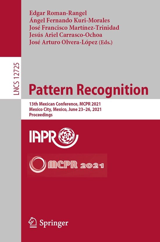 Springer Nature Proceedings Computer Science - Pattern Recog ... - cover