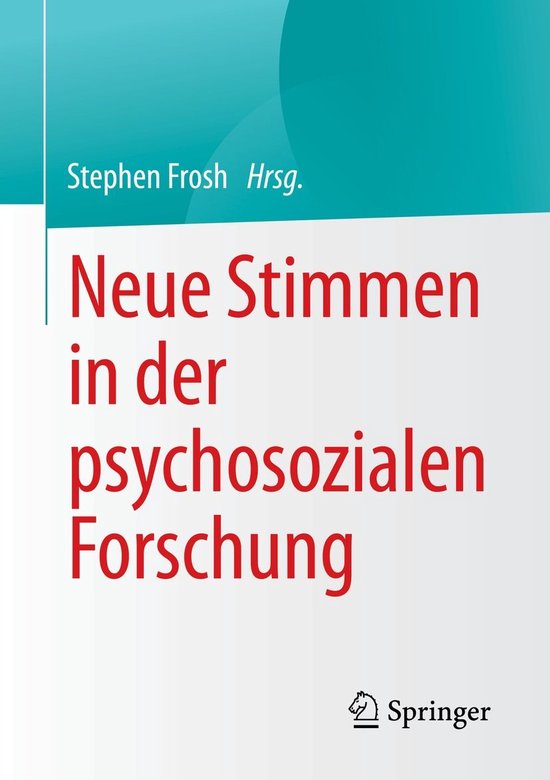 Psychology (German Language) - Neue Stimmen in der psychosoz ... - cover