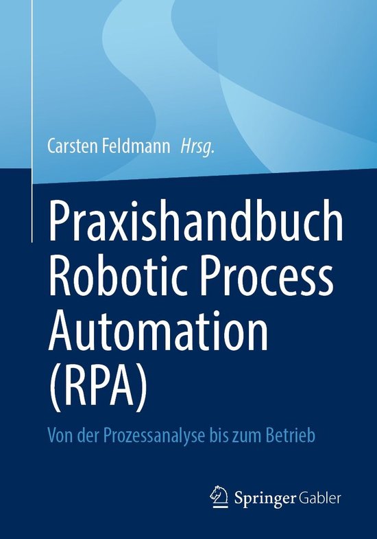 Praxishandbuch Robotic Process Automation (RPA) - cover