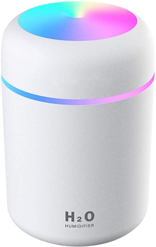 Luchtbevochtiger met Aromatherapie – Humidifier – Geurverspreider - Vernevelaar – Verschillende Standen – huishoudelijke mist hoeveelheid USB - kantoor luchtverstuiver - Cadeau 19,95